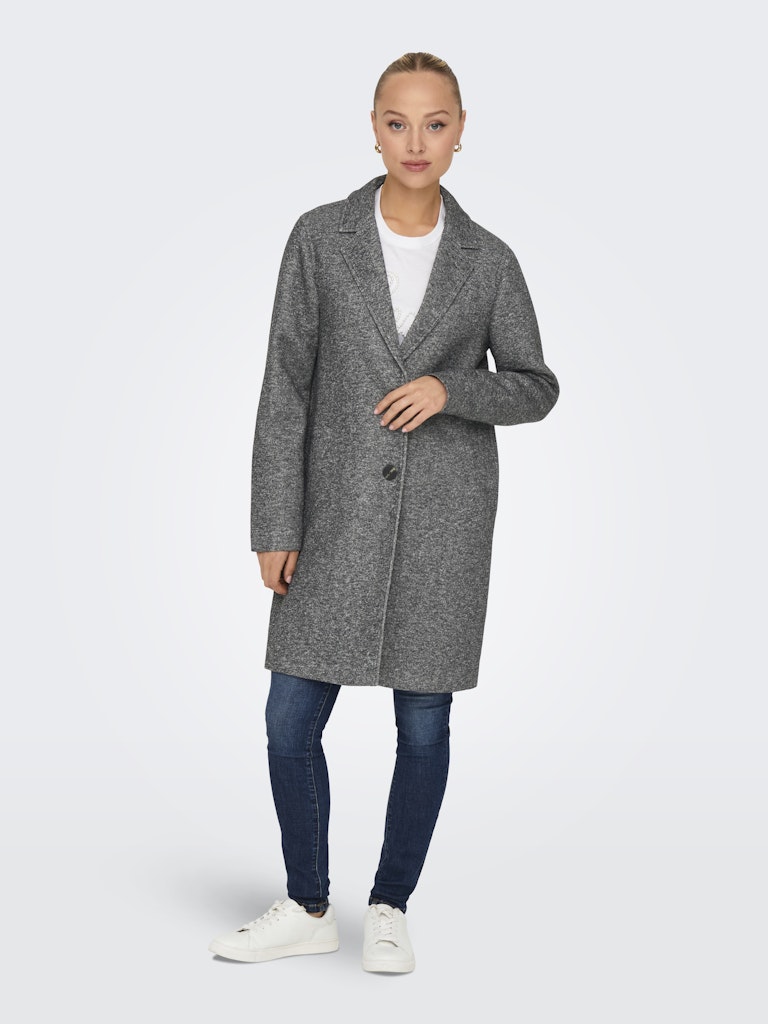 Only Onlsedona Life Carrie Coat Cc Otw 15321862 Dark Grey Melange