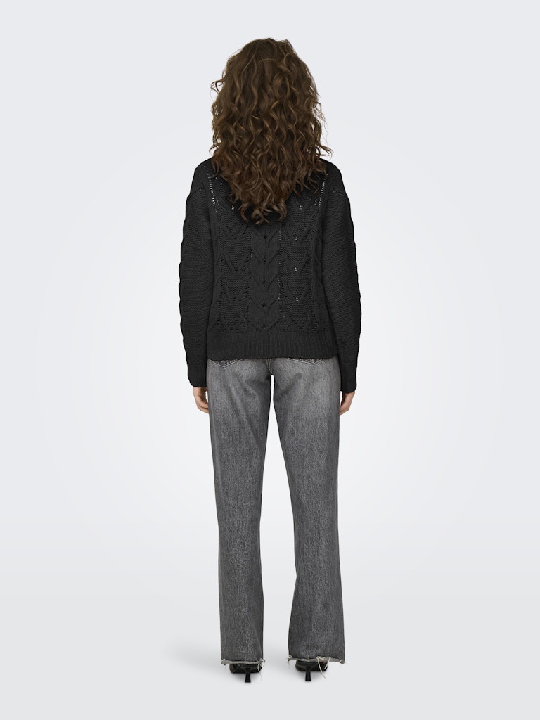 JDY Jdyjosia Fay L/S Cable Pullover Knt 15330720 Black