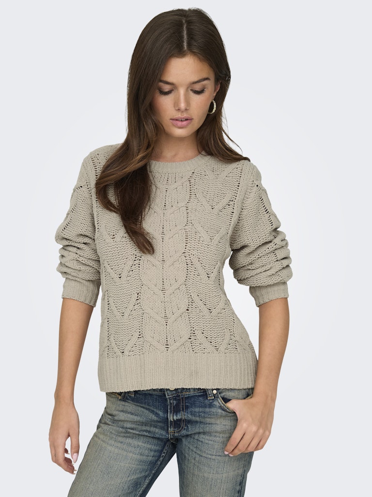 JDY Jdyjosia Fay L/S Cable Pullover Knt 15330720 Trench Coat