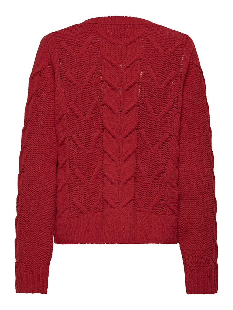 JDY Jdyjosia Fay L/S Cable Pullover Knt 15330720 Lava Falls