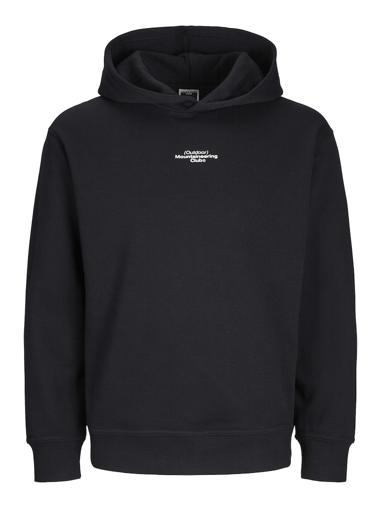 Jack & Jones Jcoalpha Mountain Print Sweat Hood Jack & Jones Sweatshirt 12266504Black