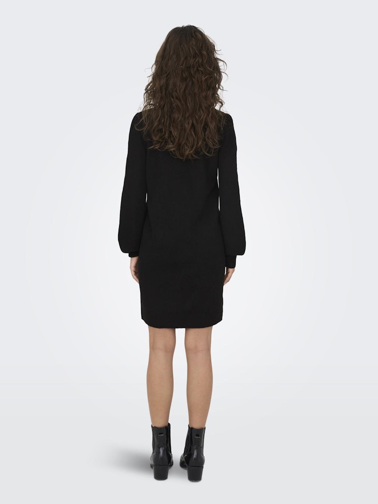 JDY Jdyrue L/S High Neck Dress Knt Noos 15238237 Black