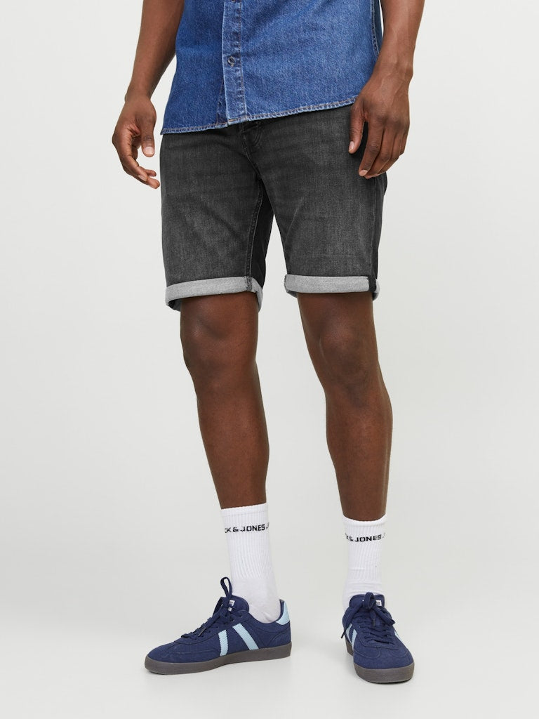Jjirick Jjicon Shorts Sq 612 I.K Ss24 Sn Black Denim 12252246 Jack & Jones