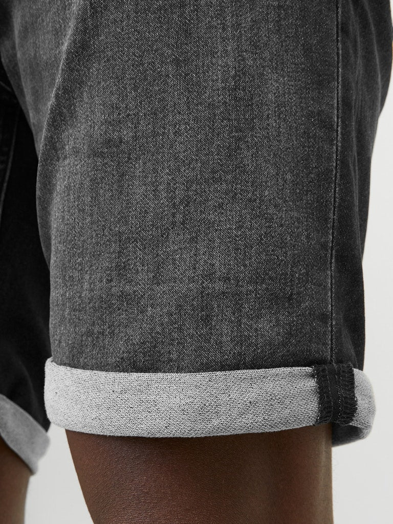 Jjirick Jjicon Shorts Sq 612 I.K Ss24 Sn Black Denim 12252246 Jack & Jones