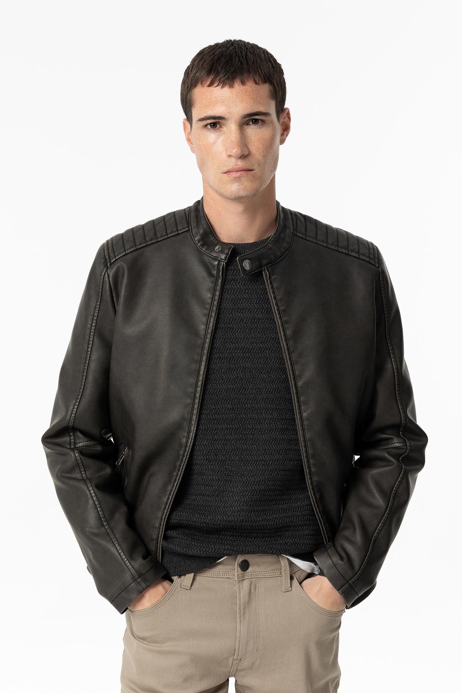 Chaquetas Tiffosi Don 10057193 295 Castaño Oscuro