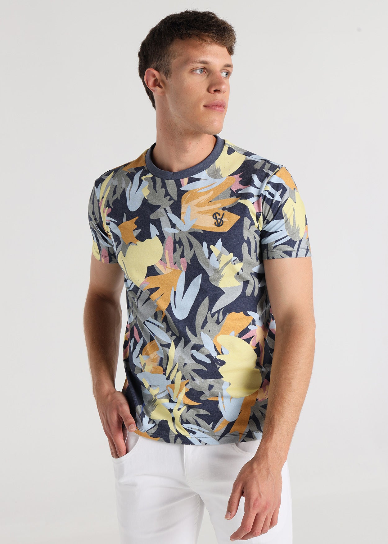 Camiseta Manga Corta Estampada Gargen Six Valves 551321486111