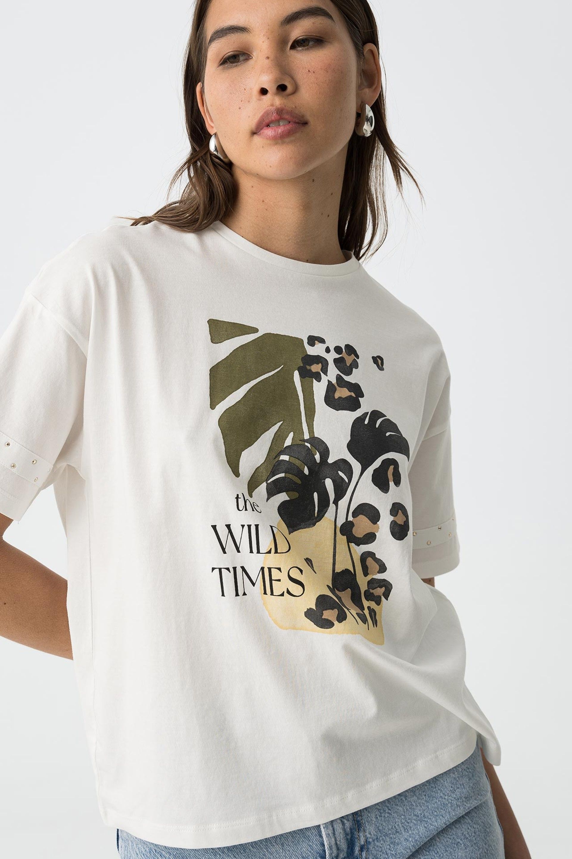 Camisetas Tiffosi Jungle 10059535 110 Blanco Brillante