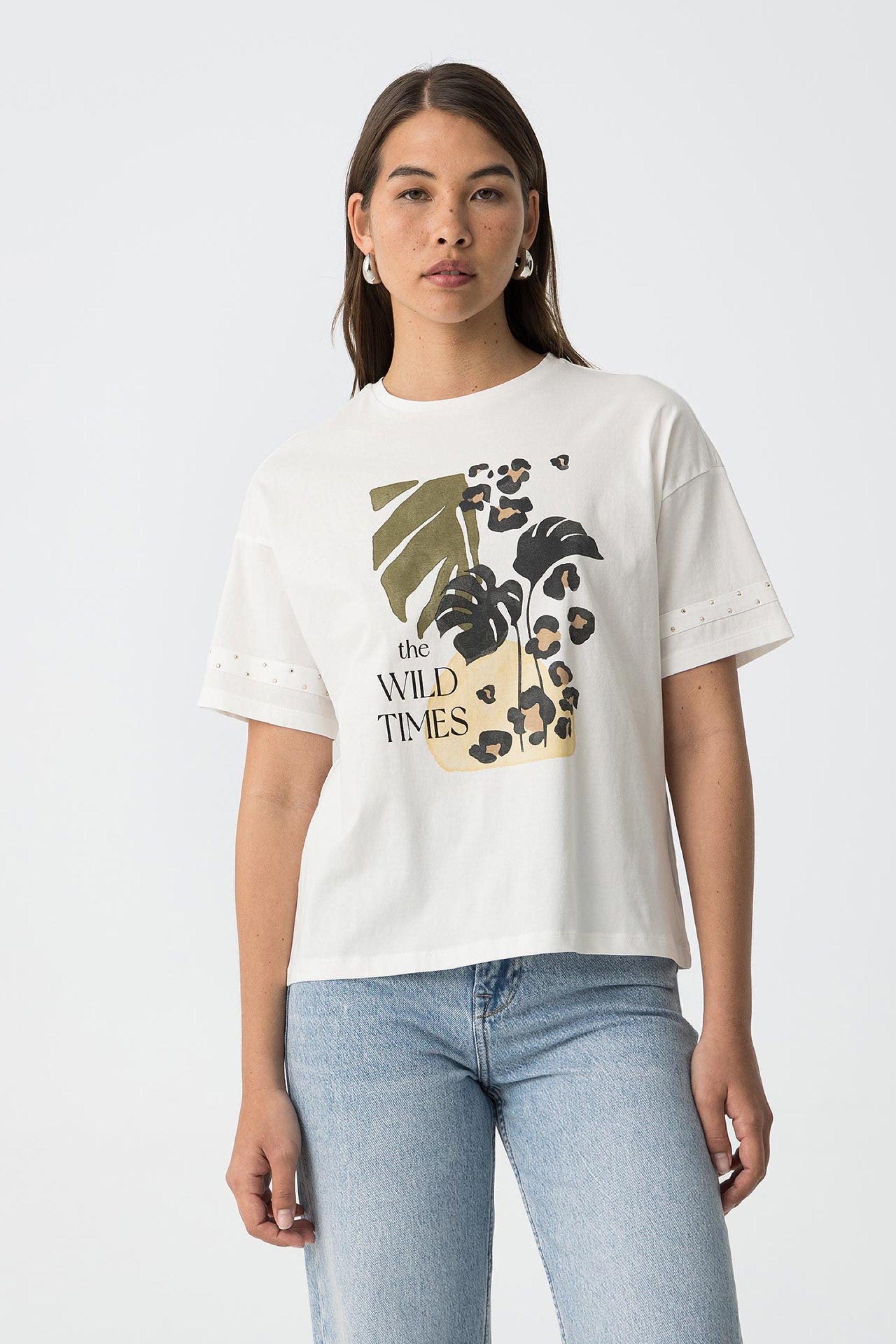 Camisetas Tiffosi Jungle 10059535 110 Blanco Brillante