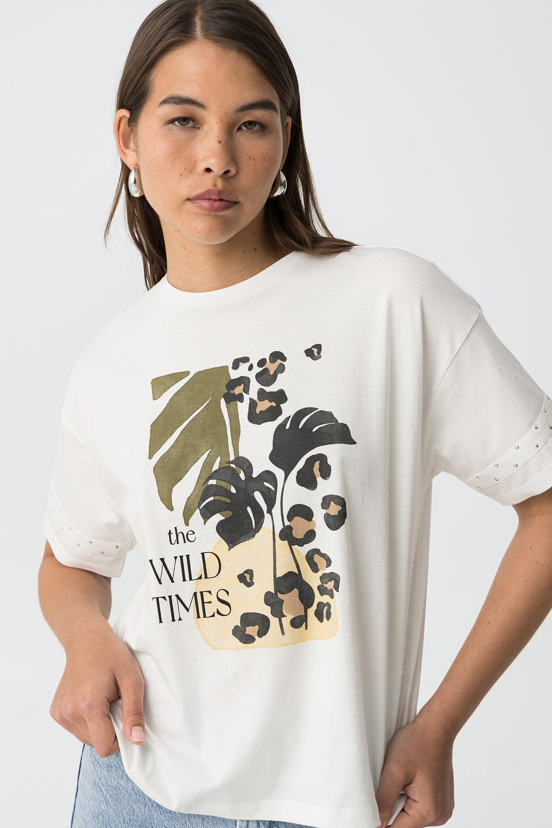 Camisetas Tiffosi Jungle 10059535 110 Blanco Brillante