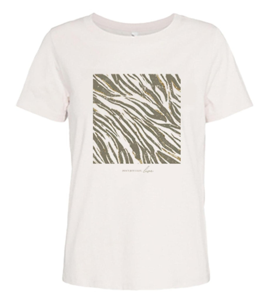 Jdymichigan Life S/S Print Top 15311702 Jrs Cloud Dancer Dont Just Exit