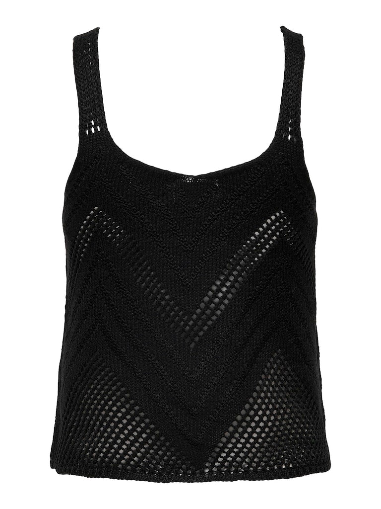 Jdysun Tank Top Knt Noos Black 15226348 de Jdy