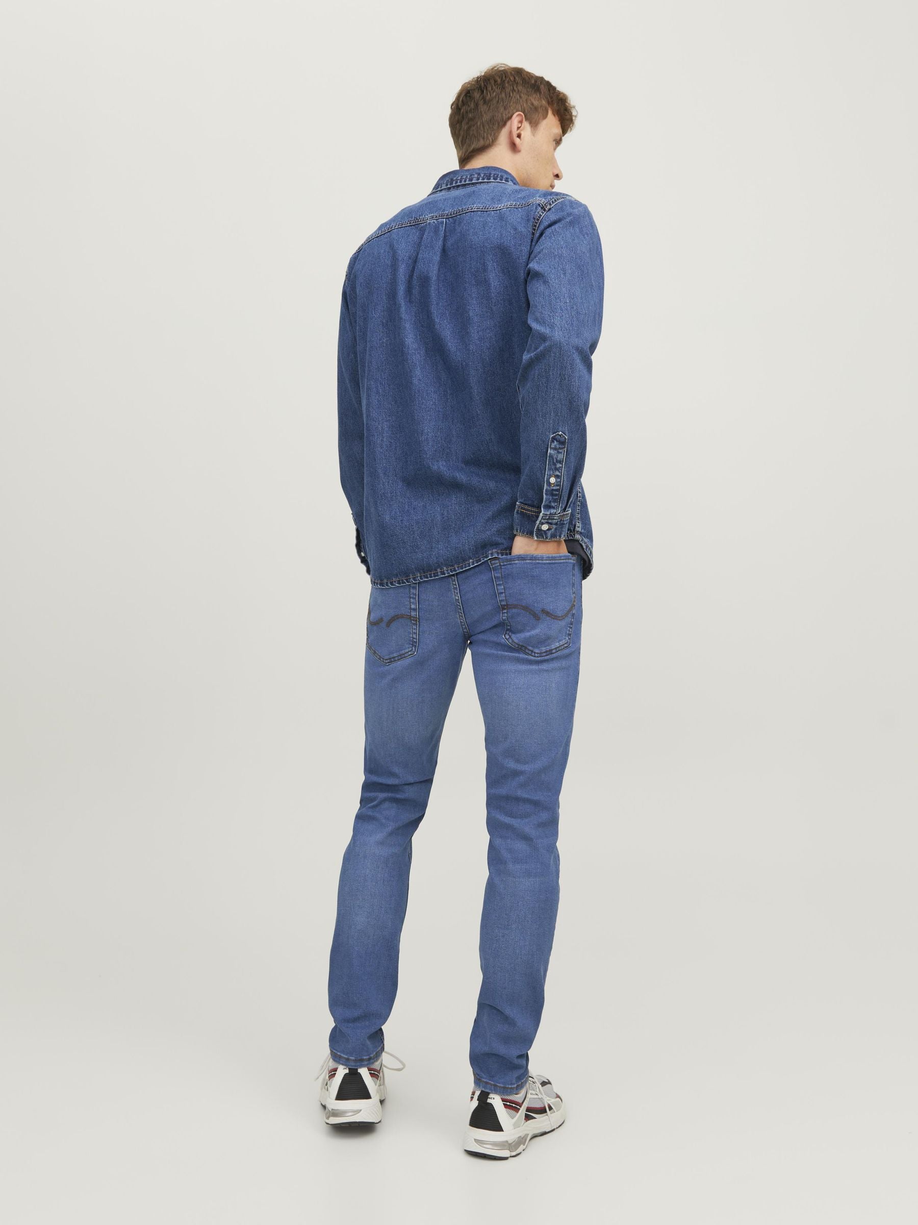 Jack & Jones Jjiglenn Jjoriginal Sq 223 Noos Blue Denim