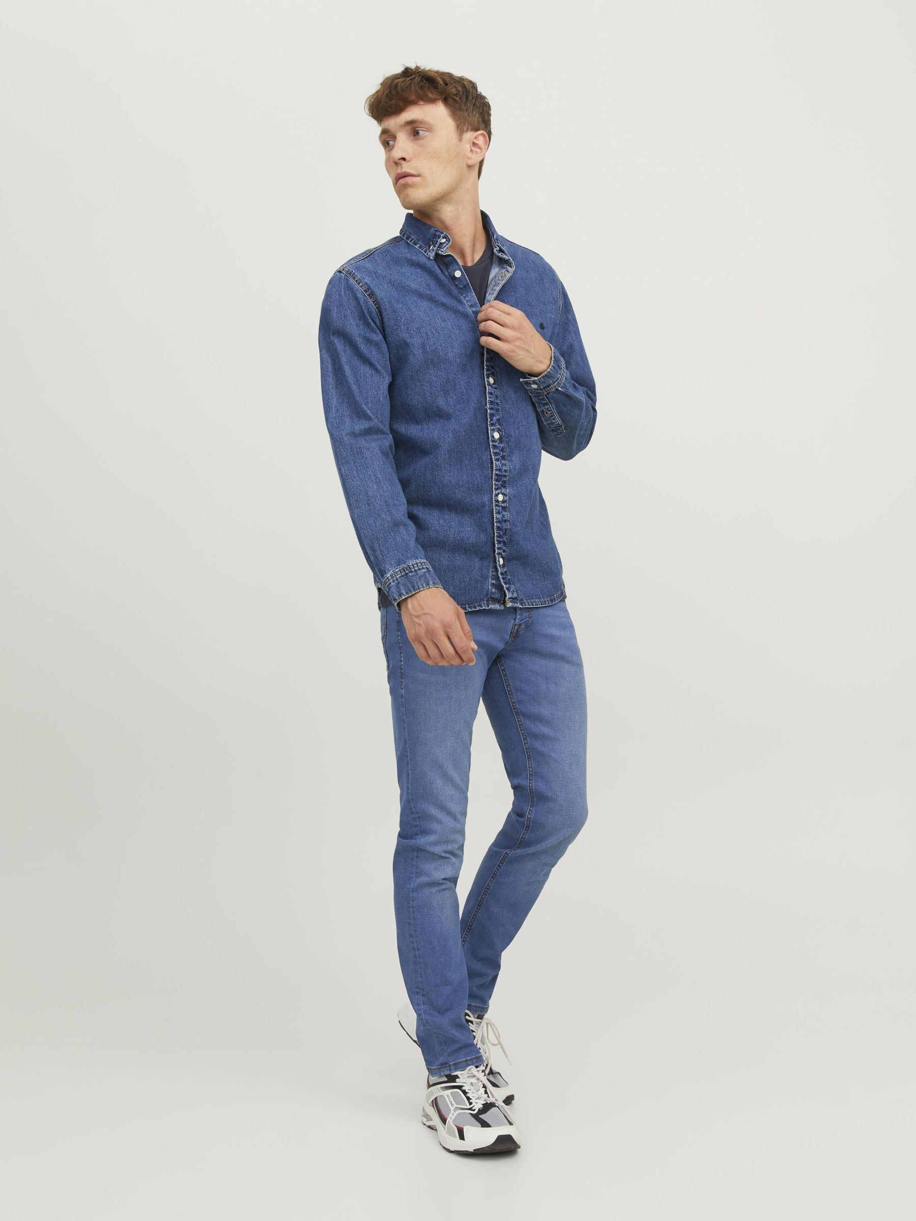 Jack & Jones Jjiglenn Jjoriginal Sq 223 Noos Blue Denim