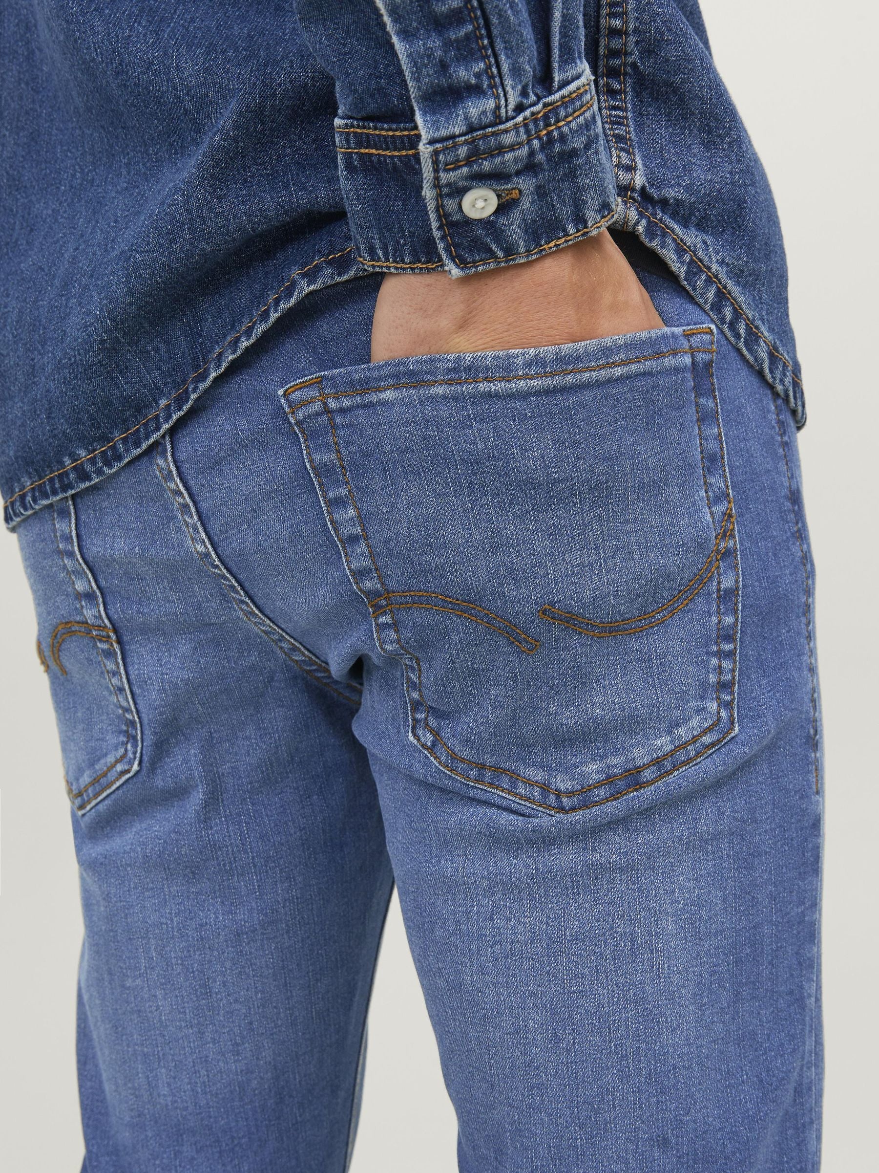 Jack & Jones Jjiglenn Jjoriginal Sq 223 Noos Blue Denim