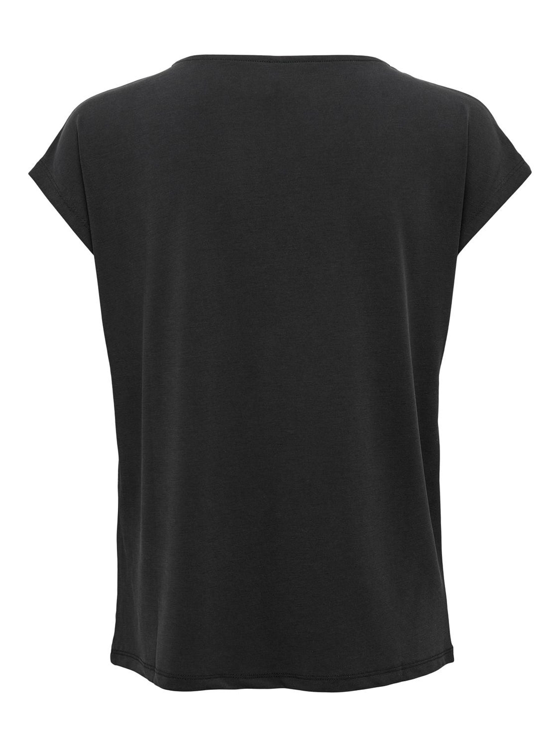 Top ONLY Onlfree Life S/S Mod.V-Neck Top Jrs Noos 15287041 Black