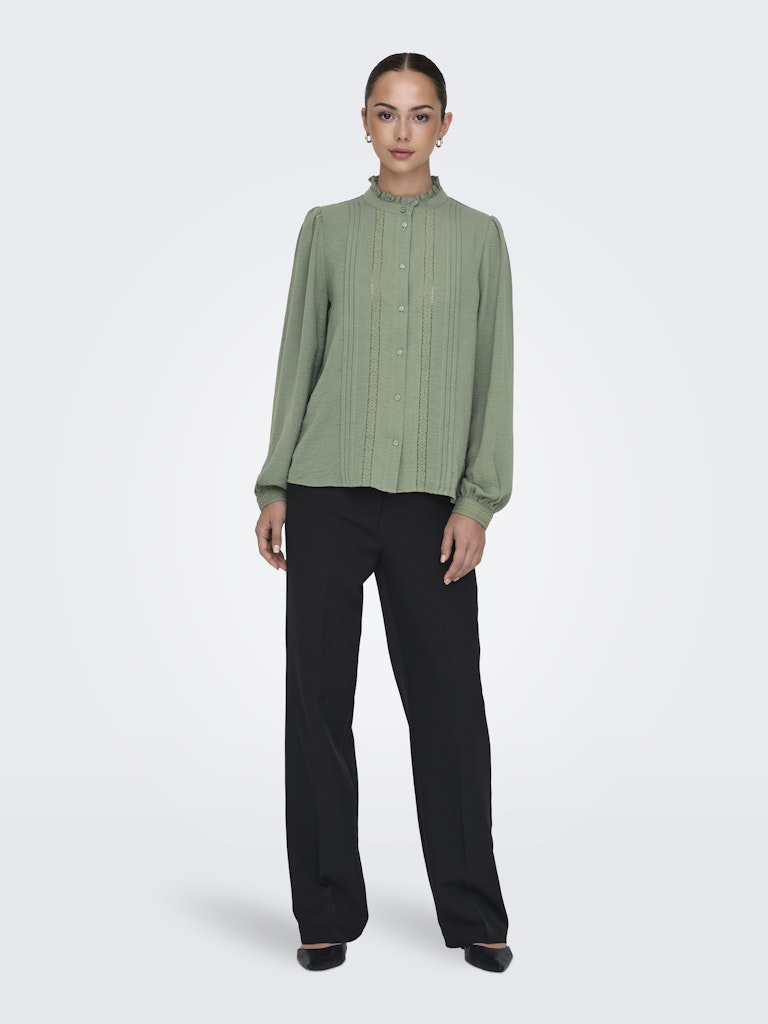 JDY Jdyellis L/S Lace Shirt Wvn Noos 15251994 Sea Spray