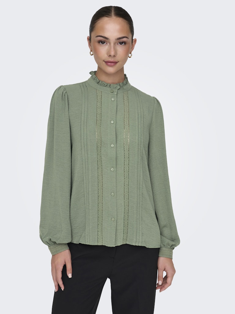 JDY Jdyellis L/S Lace Shirt Wvn Noos 15251994 Sea Spray