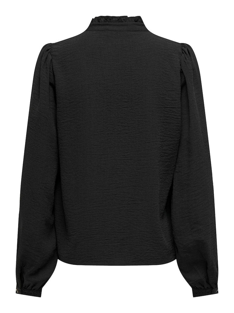 Jdyellis L/S Lace Shirt Wvn Noos Black