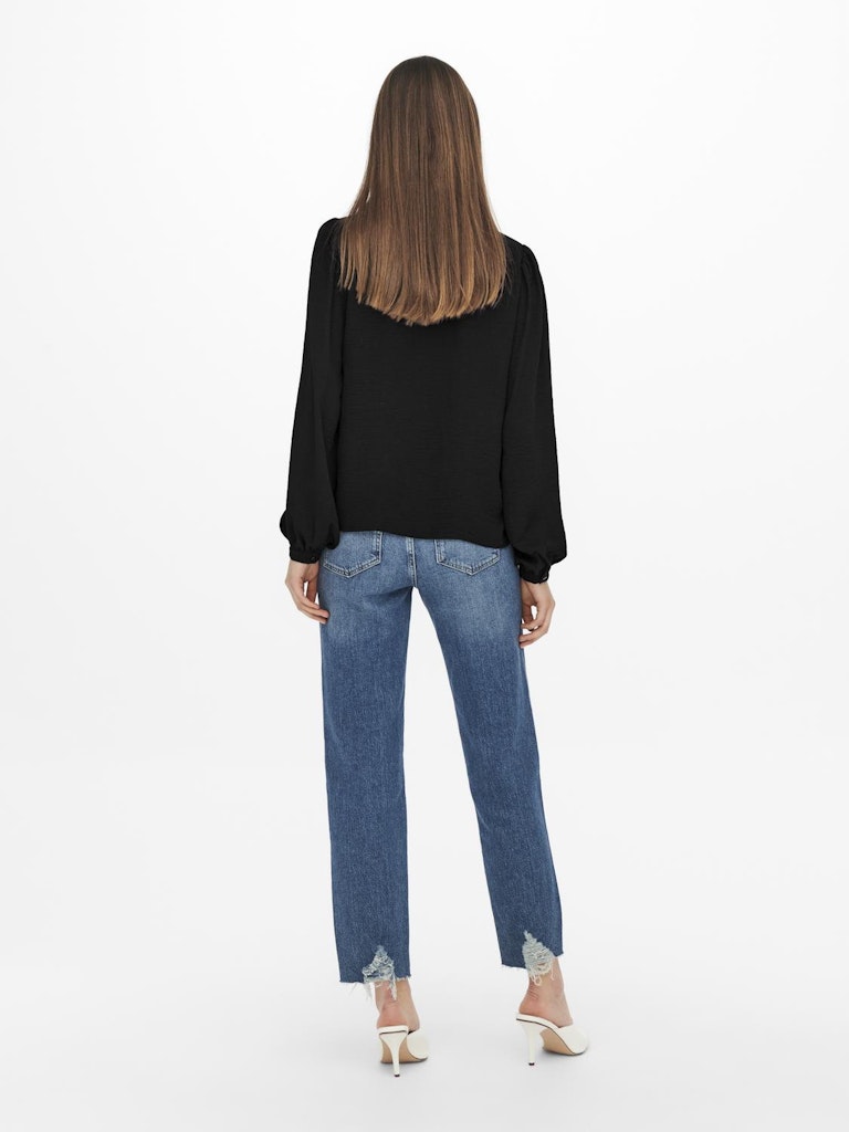 Jdyellis L/S Lace Shirt Wvn Noos Black