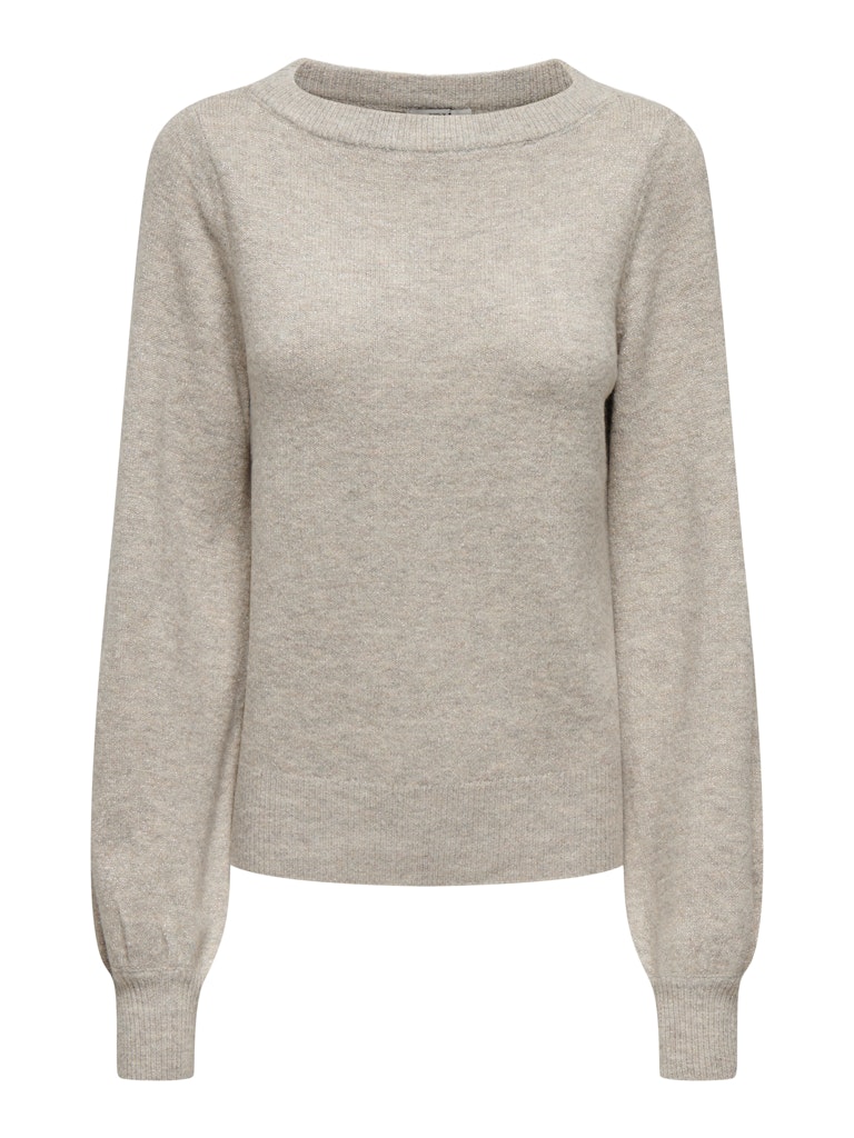 Jdyrue Glitter L/S Boatneck Pullover Knt 15330648 Chateau Gray Melange W. Lurex