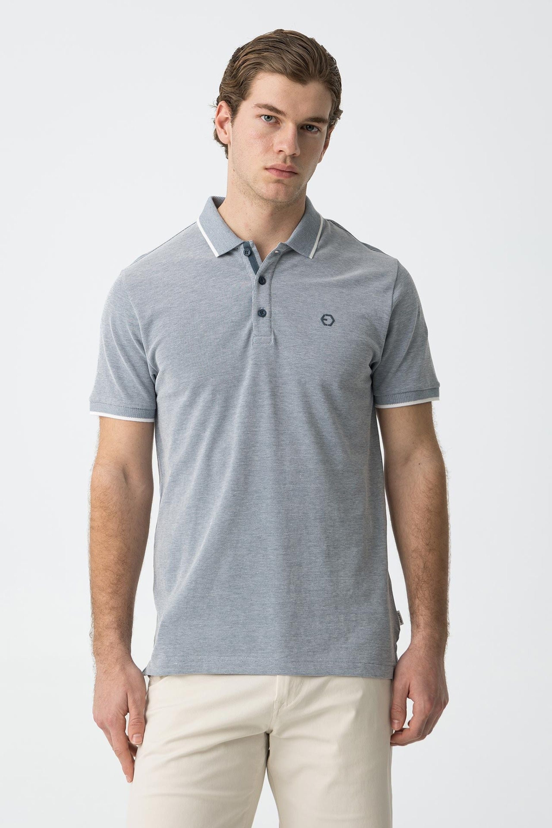 Polos Tiffosi Theo 10054107 747 Blue Mirage