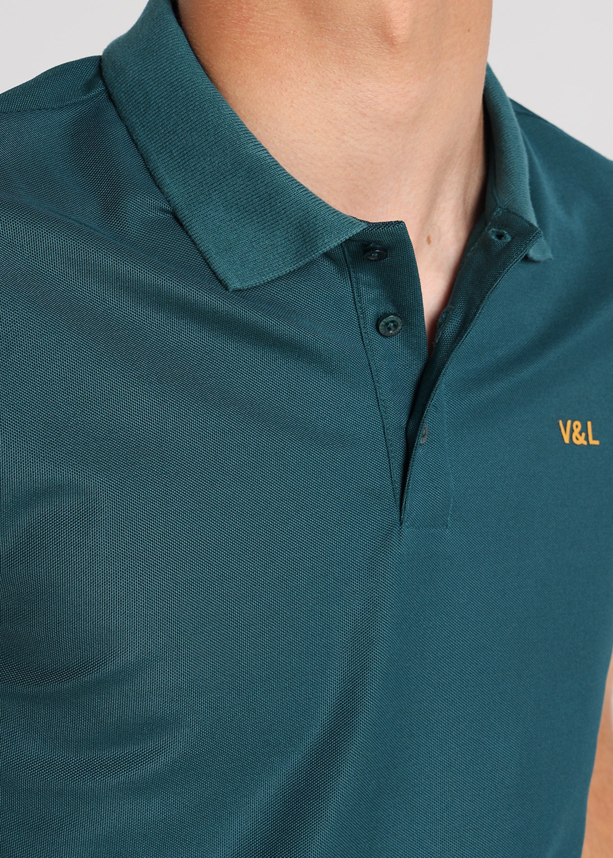 Polo Manga Corta Basico Bordado Logo Victorio & Lucchino 630067030775