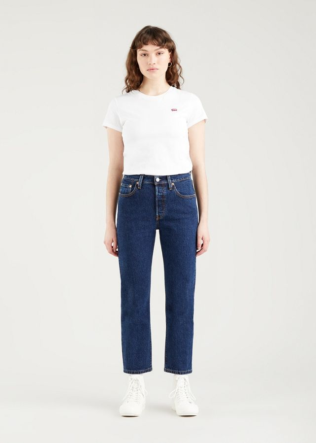 501® Crop Salsa Stonewash 0179
