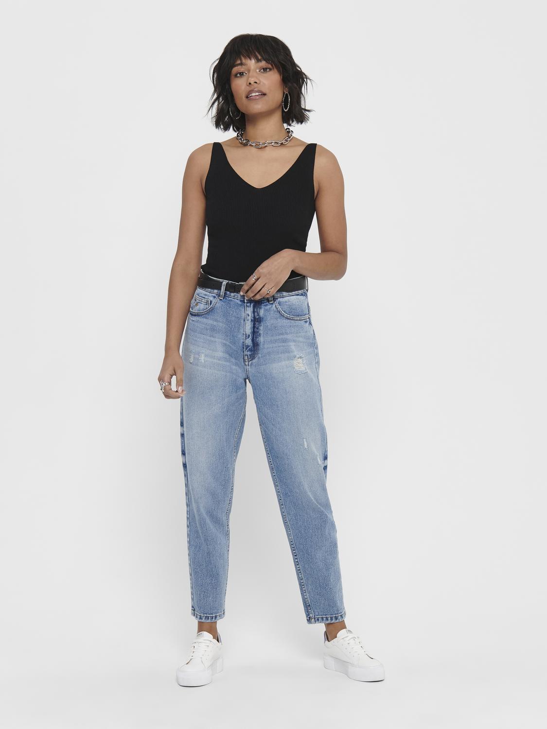 Jdynanna S/L Top Knt Noos 15180497 Black de JDY