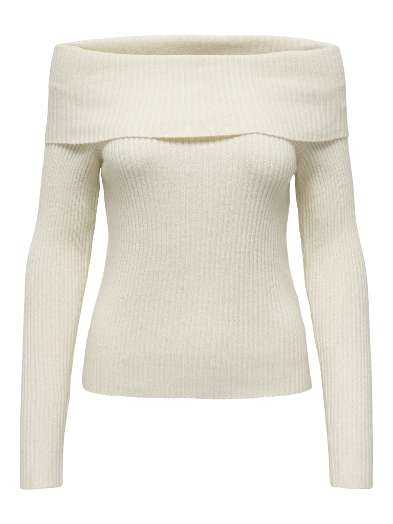 Pullover ONLY Onlkatia Ls Off Shoulder Knt Noos 15311830 Whitecap Gray Melange