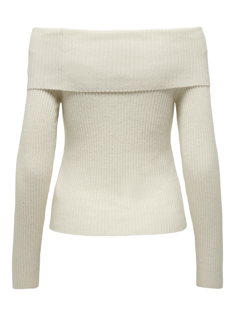 Pullover ONLY Onlkatia Ls Off Shoulder Knt Noos 15311830 Whitecap Gray Melange