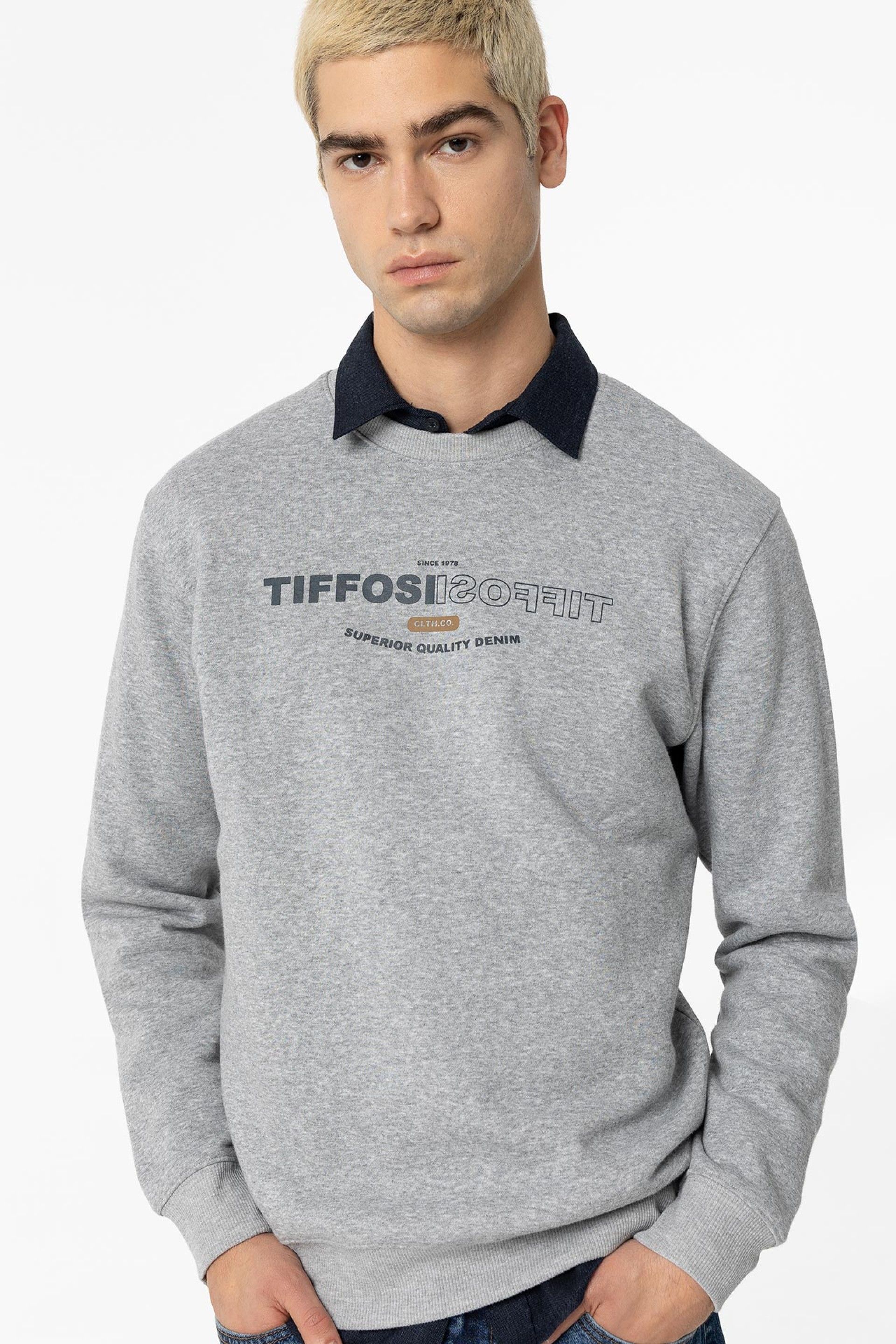 Sudaderas Tiffosi Calvin 10057091 053 Gris