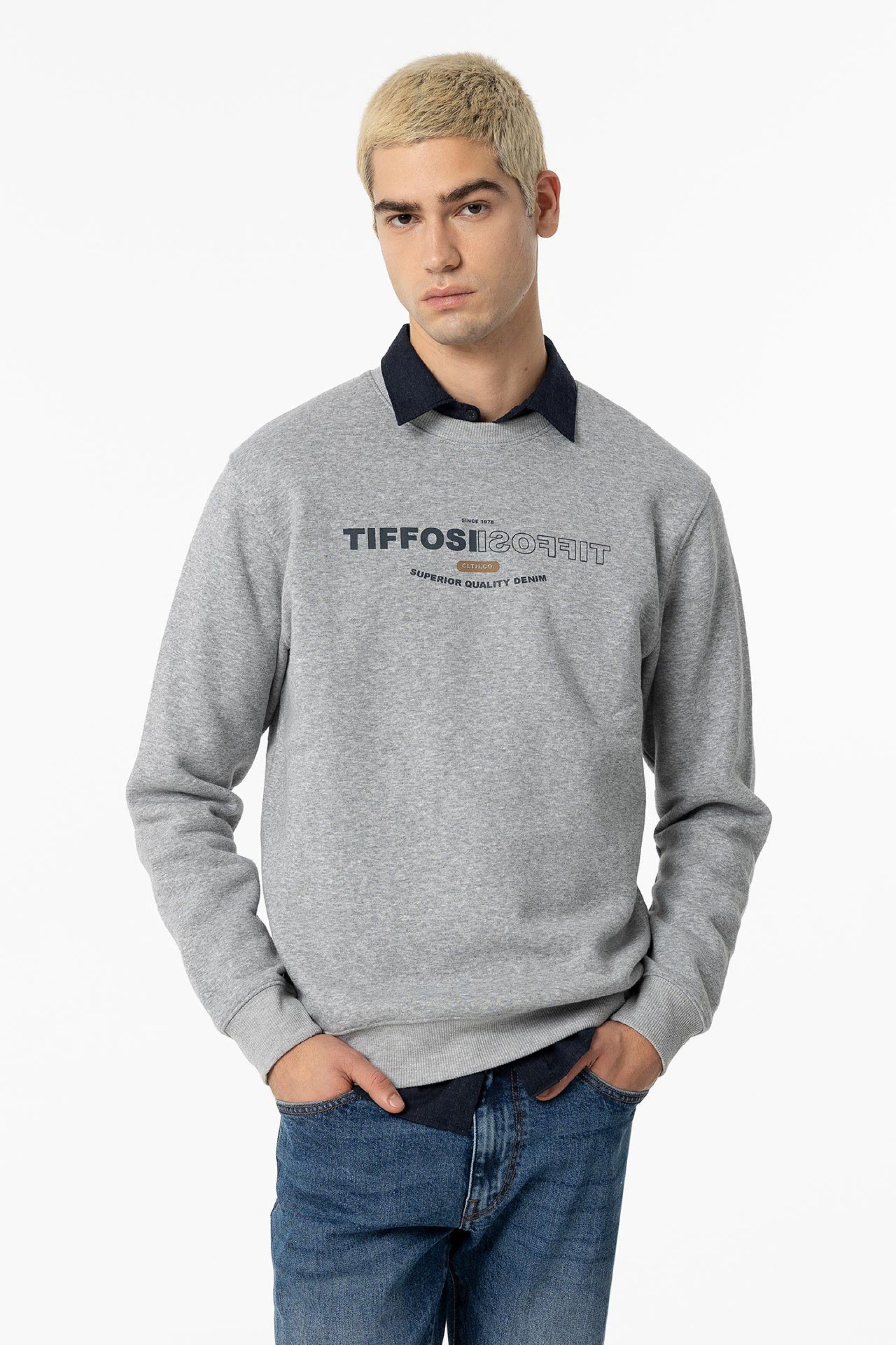 Sudaderas Tiffosi Calvin 10057091 053 Gris