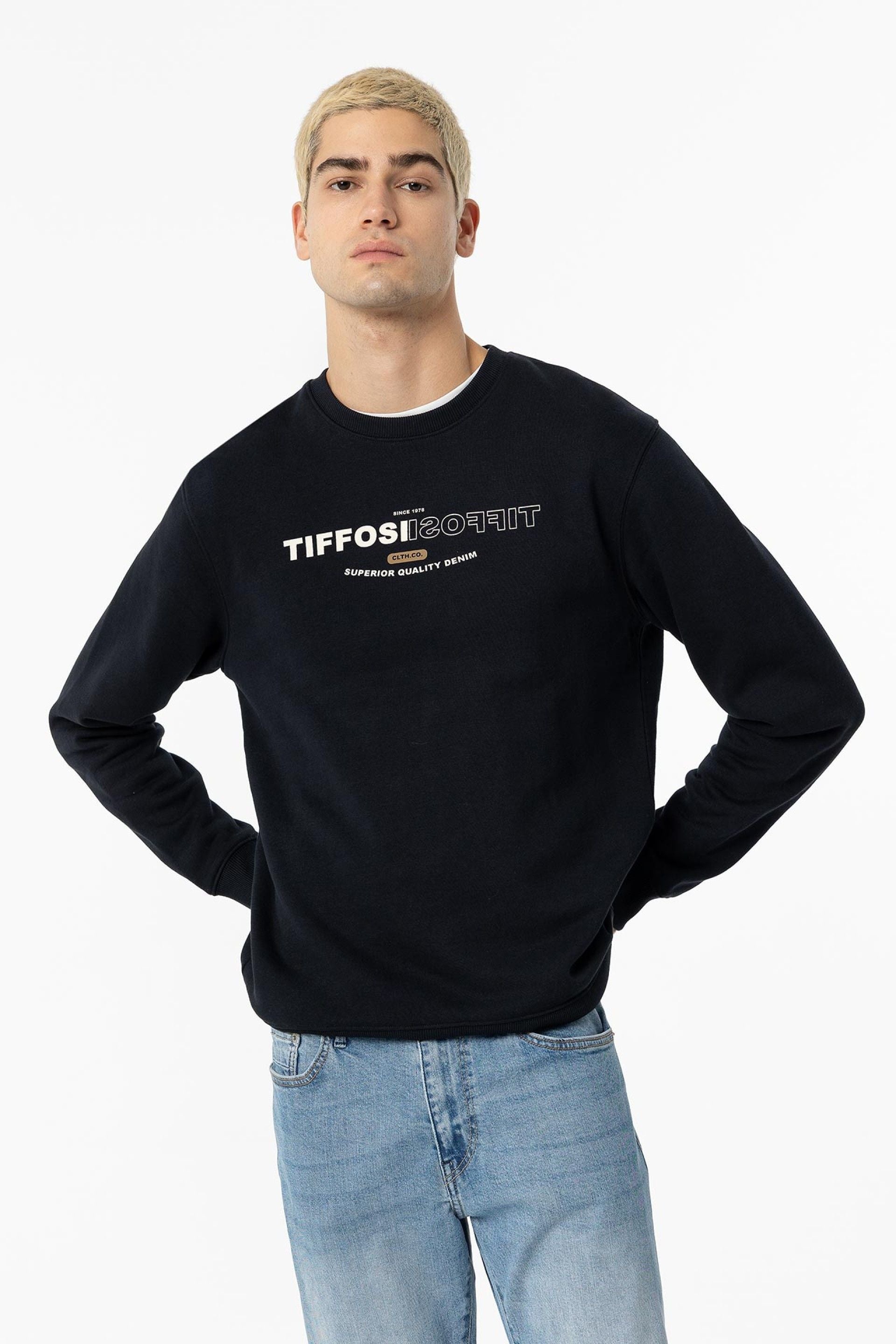 Sudaderas Tiffosi Calvin 10057091 790 Azul Marino
