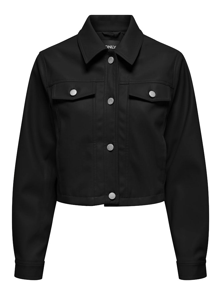 Jacket ONLY Onlrima Faux Leather Jacket Otw 15330029 Black