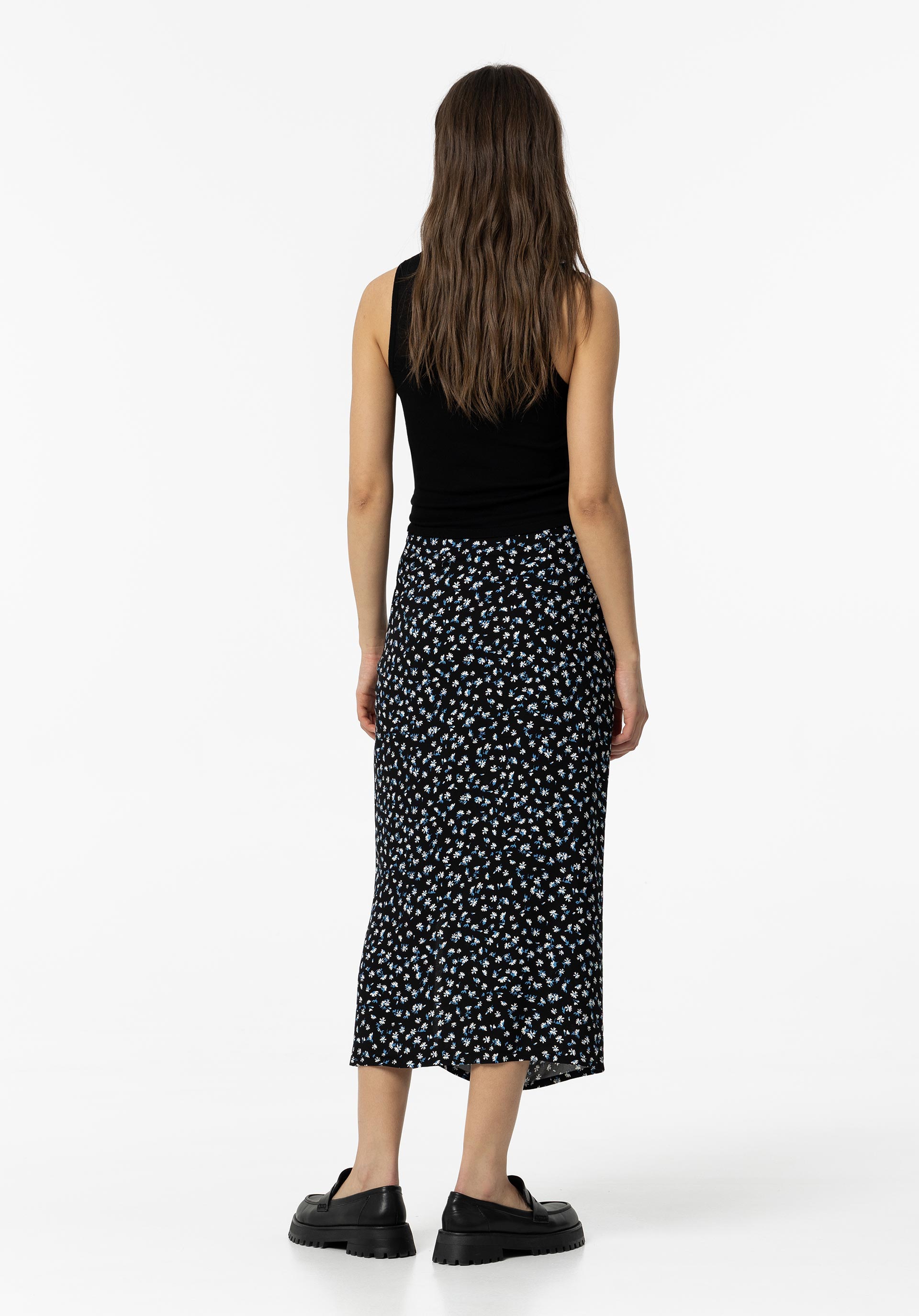 Falda 10054522 Ginger 790 Azul Marino de Tiffosi