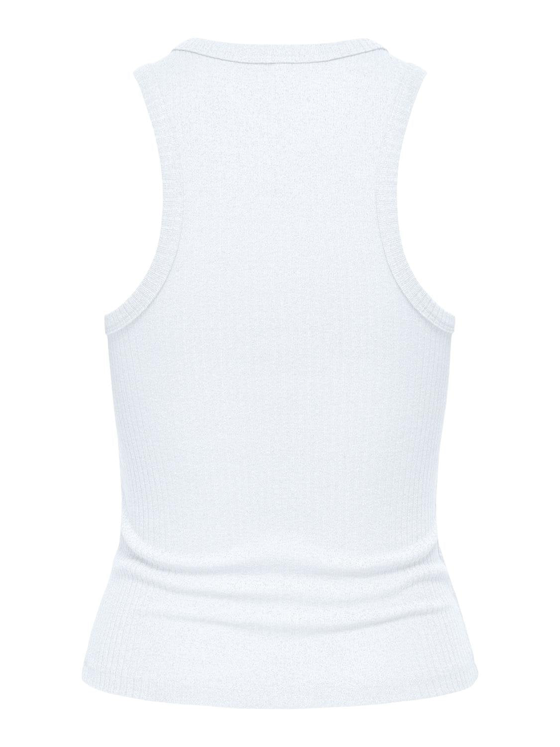 Top ONLY Onlidol Life S/L Glitter Top Jrs 15325975 Bright White