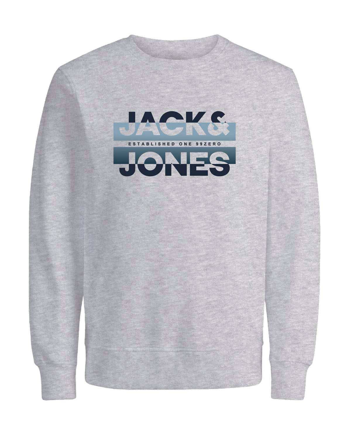 Jcoray Color Sweat Crew Neck Fst Light Grey Melange New