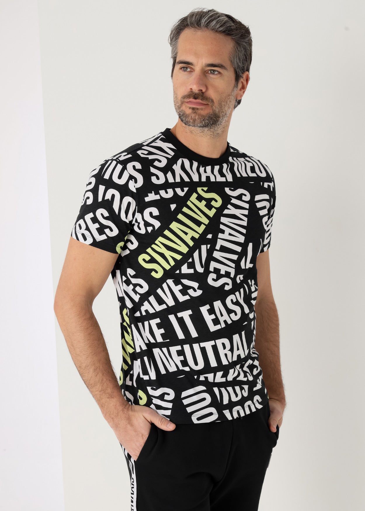 Camiseta Manga Corta Full Print Flyer Brand Six Valves 551101366399