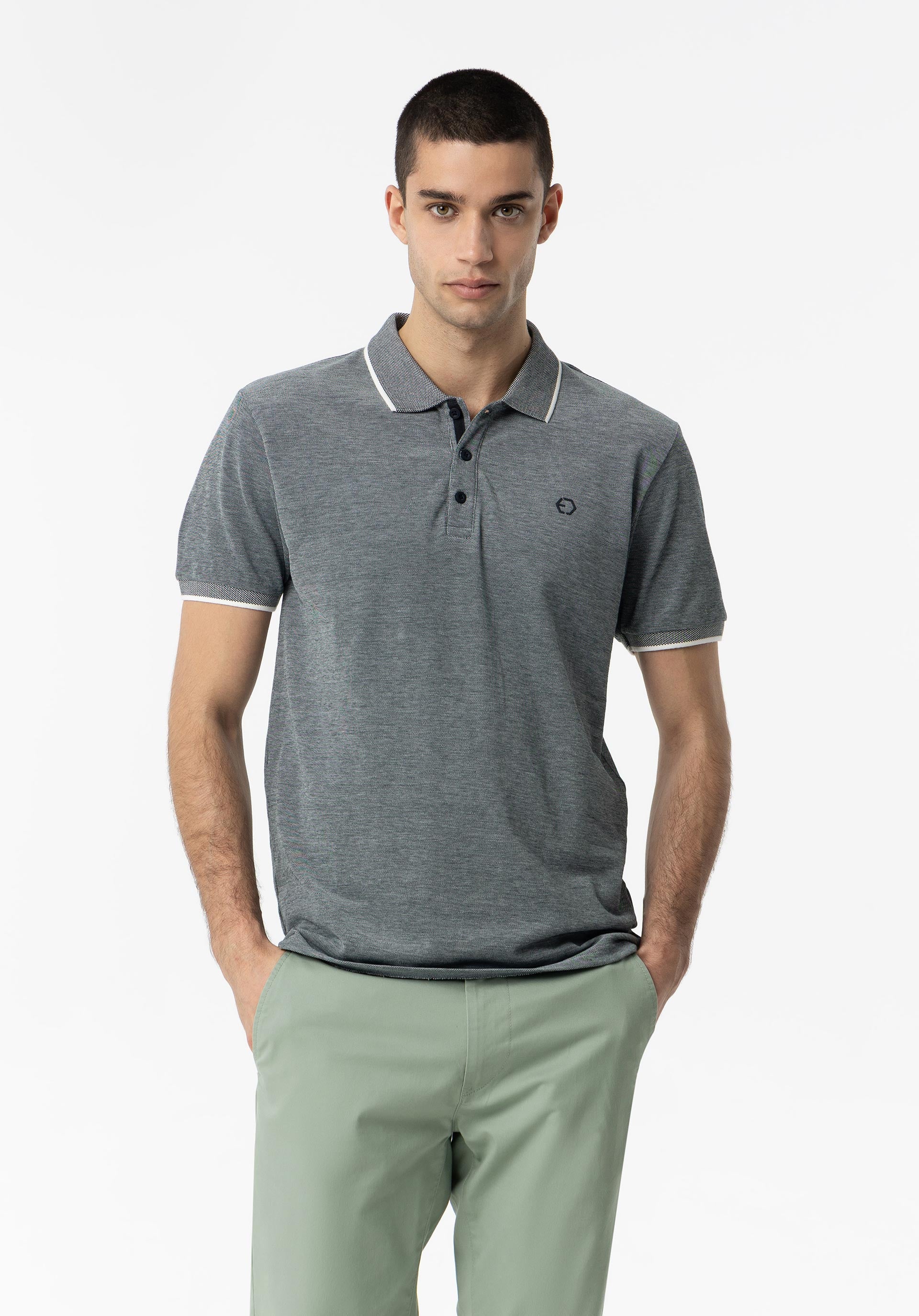 Polo Theo modelo 10054107 790 de Tiffosi Azul