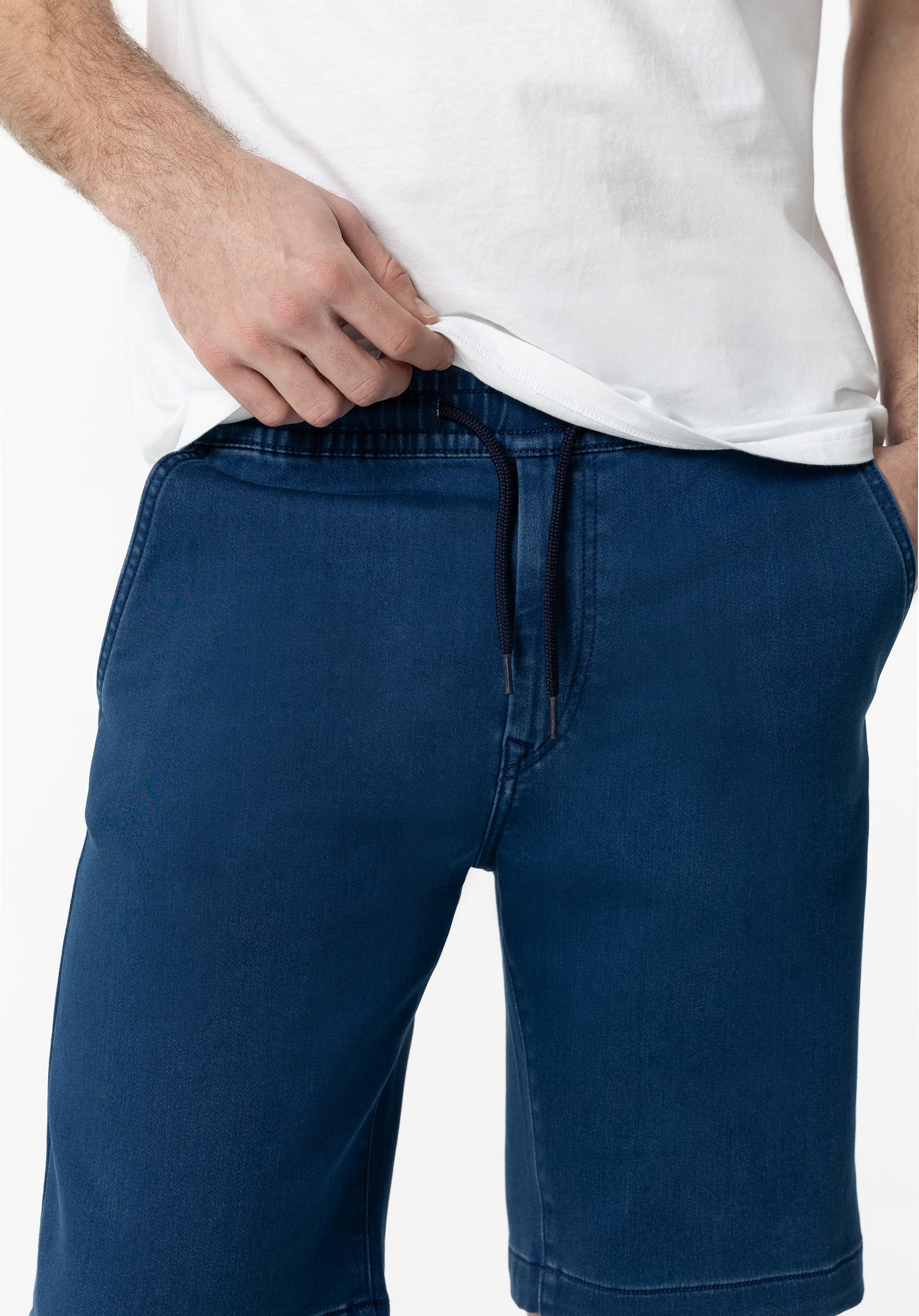 Bermuda Tiffosi Indigo Knit Short_37 10054358 M10