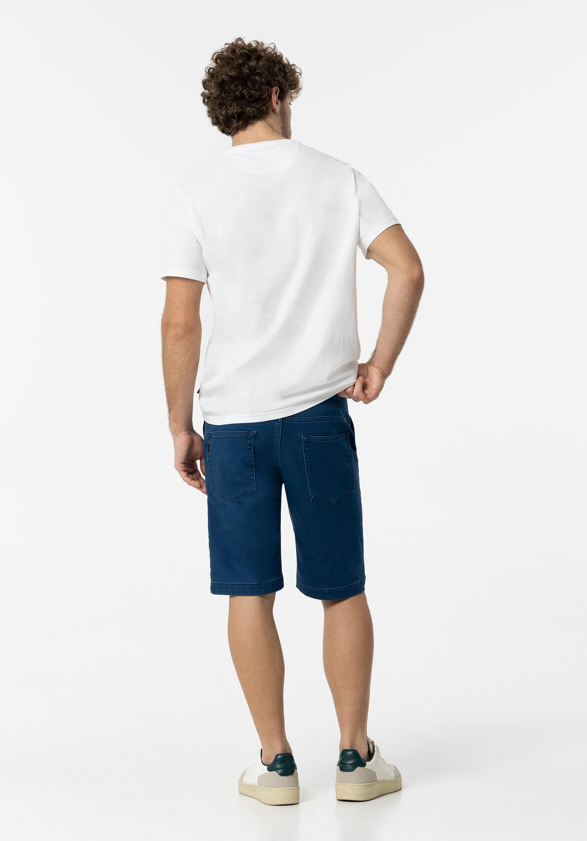 Bermuda Tiffosi Indigo Knit Short_37 10054358 M10