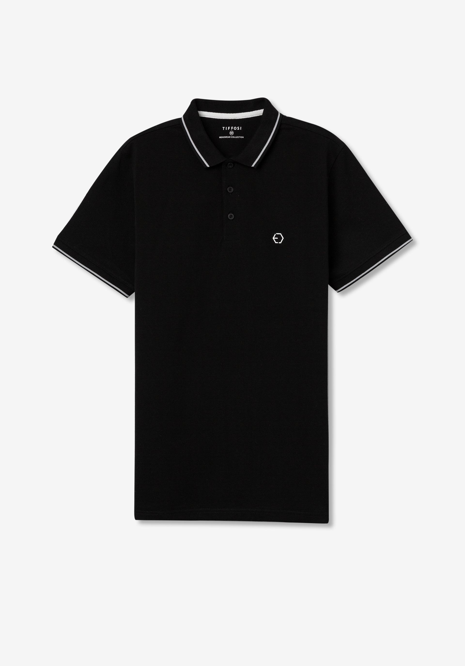 Polo Jeremy modelo 10054684 000 de Tiffosi Negro