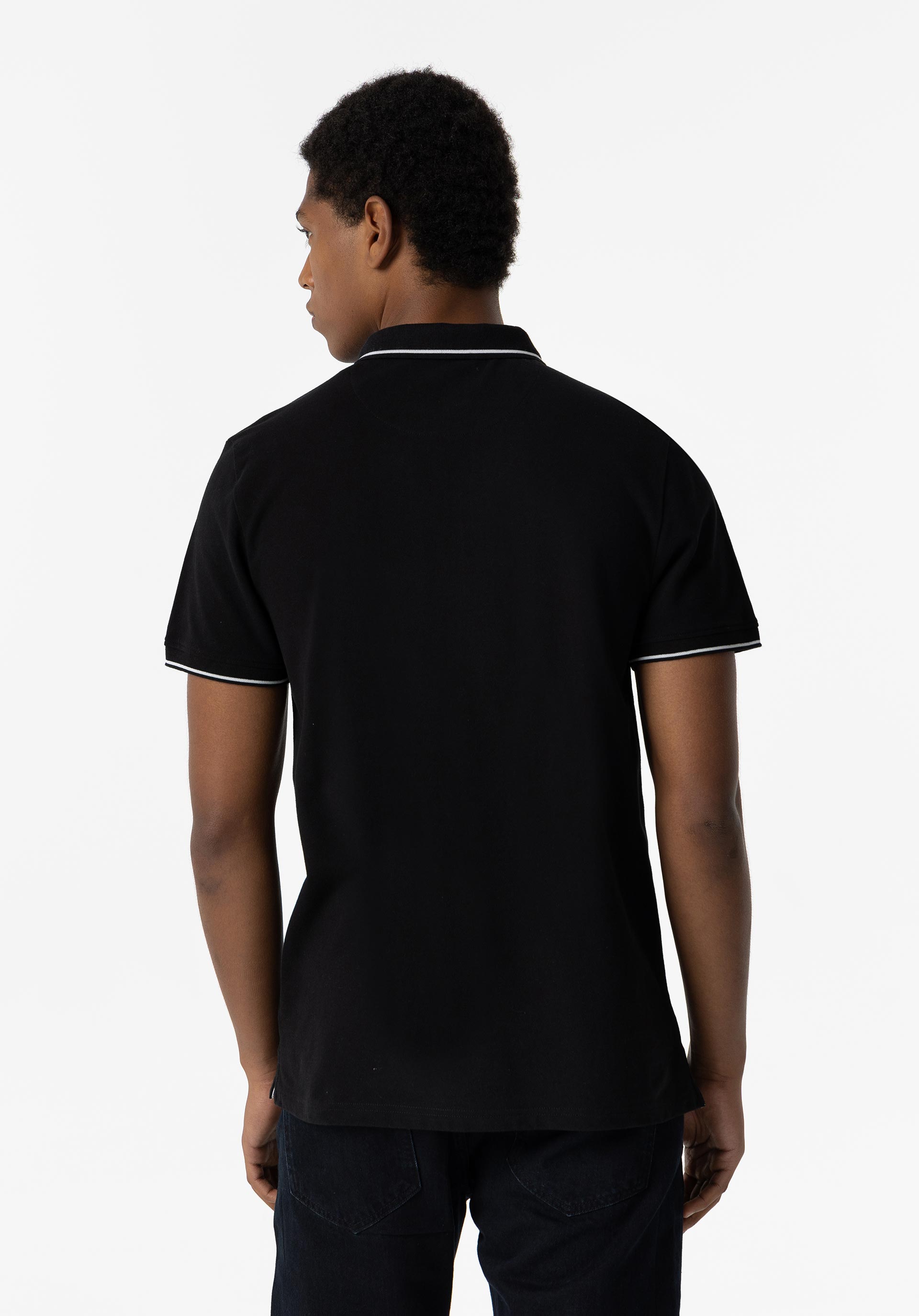 Polo Jeremy modelo 10054684 000 de Tiffosi Negro
