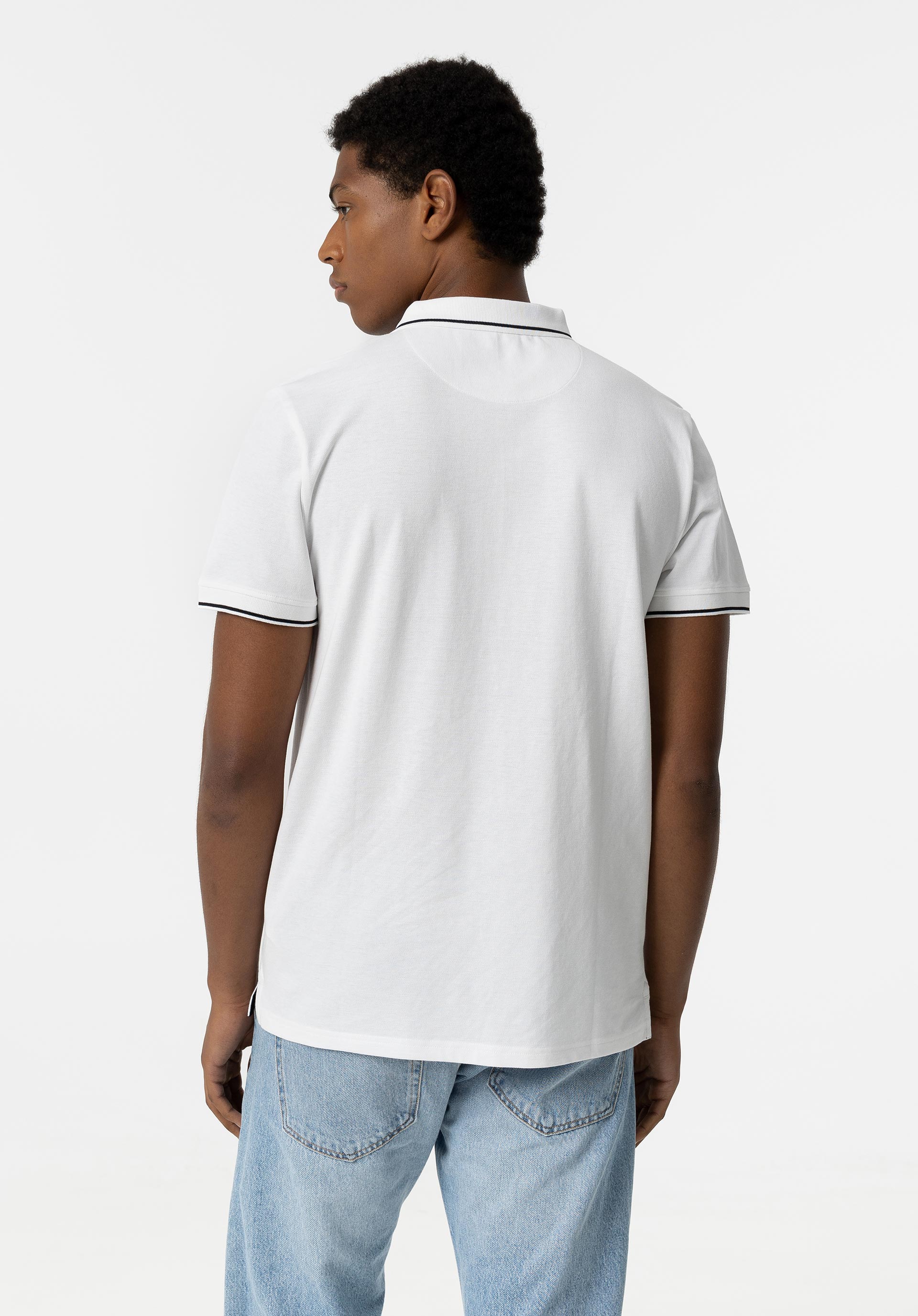 Polo Jeremy modelo 10054684 001 de Tiffosi Blanco