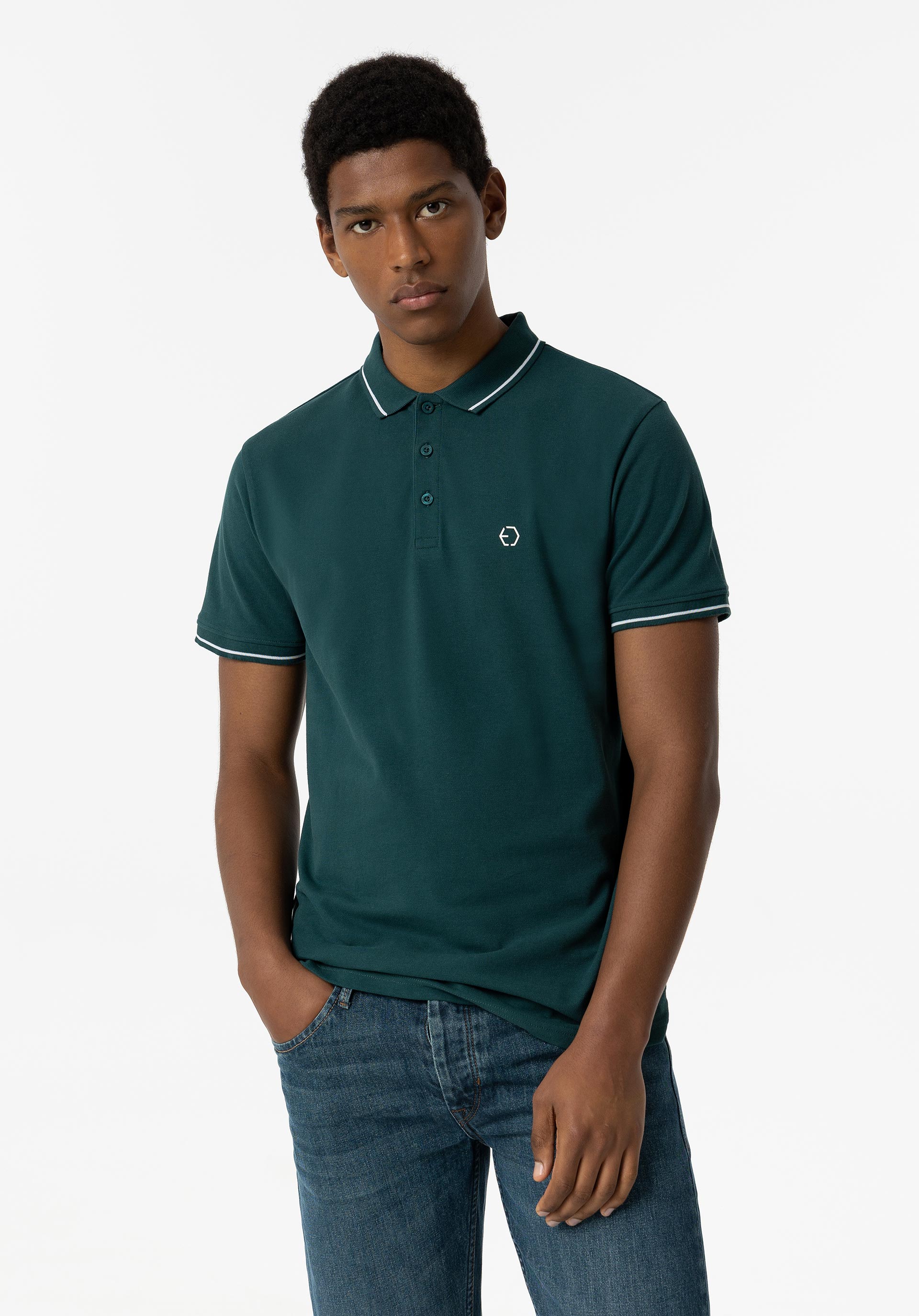 Polo Jeremy modelo 10054684 854 de Tiffosi Verde