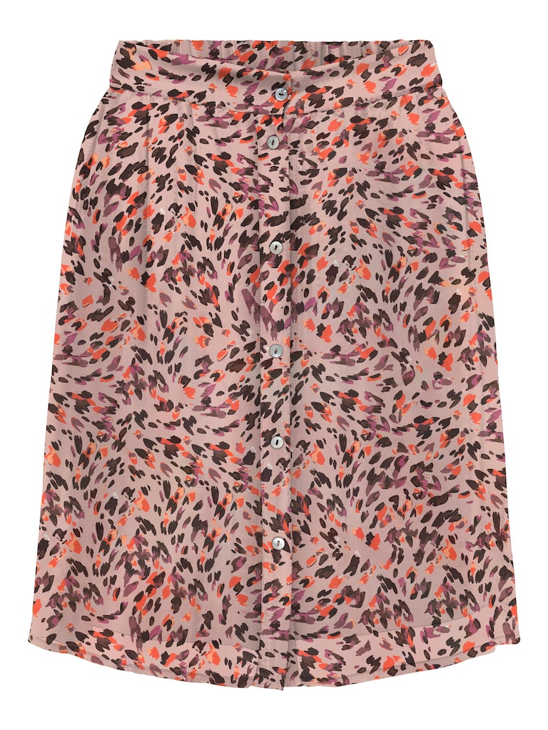 Falda Only 15301414 Onladele Life Button Skirt PtmRose Smoke Eco animal