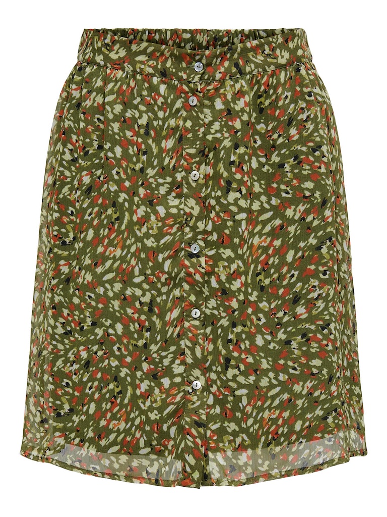 Falda Only 15301414 Onladele Life Button Skirt PtmWinter Moss Eco animal