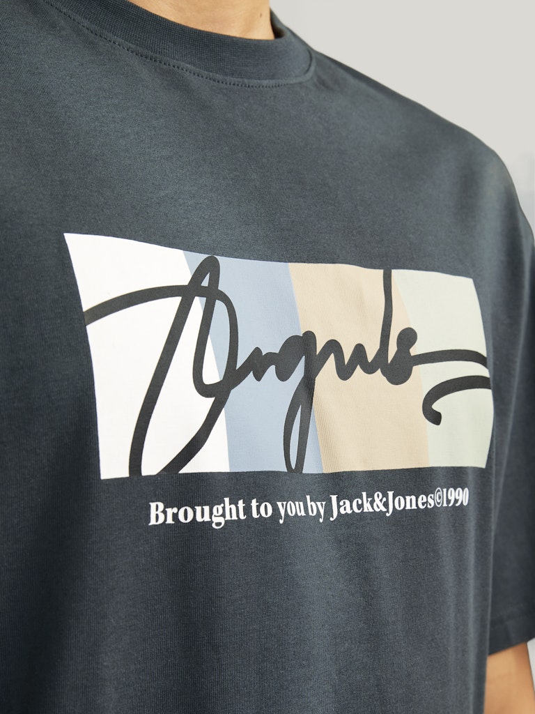 Jack & Jones Jorportland Block Branding Ss Cn Ln 12262662 Forest River Hombre