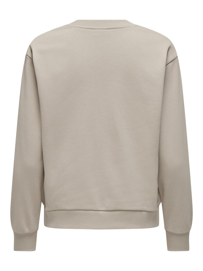 JDY Jdyparis L/S Emb Sweat Jrs 15221015 Chateau Gray Soho Emb