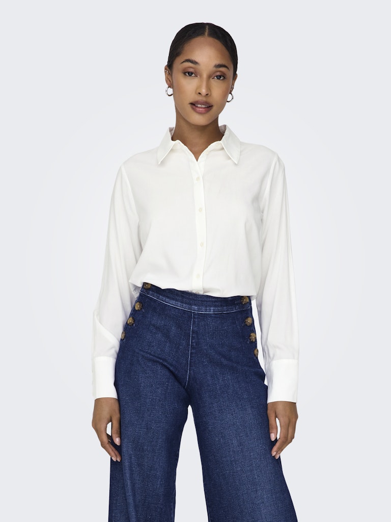 ONLY Onlberit L/S Shirt Wvn 15320243 Snow White